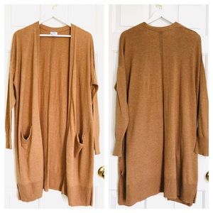 Old Navy Camel Long Cardigan, size XXL